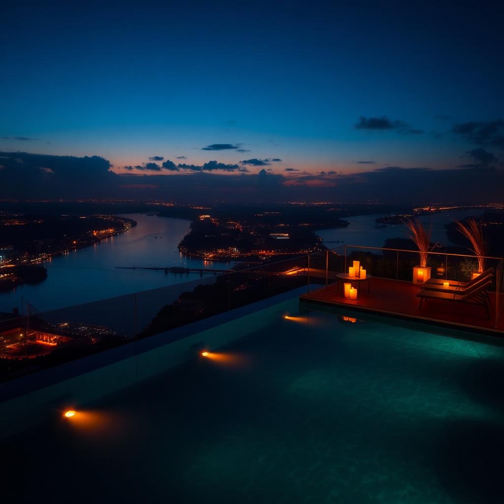 Piscina panorâmica
